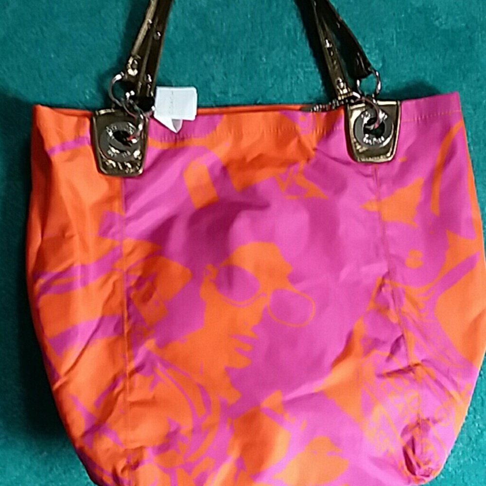 Coach limited edition nylon tote NWT - Picture 2 of 8